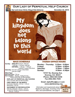 Nov 22, 2015 - Our Lady of Perpetual Help Downey