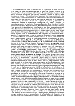 Acta 28 de Septiembre 2015 - Facultad de Derecho