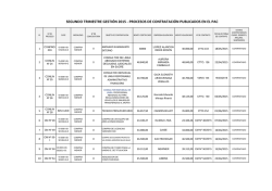 informe segunto trimestre