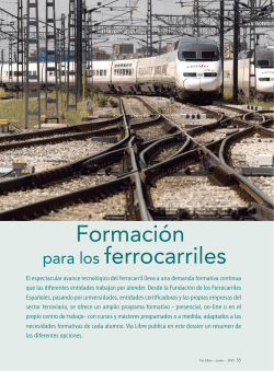 Formación para los ferrocarriles - Vialibre