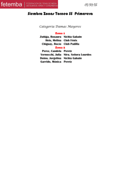 Sorteo - FeTeMBA