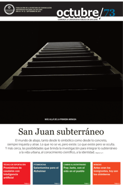 San Juan subterráneo - Octubre 73