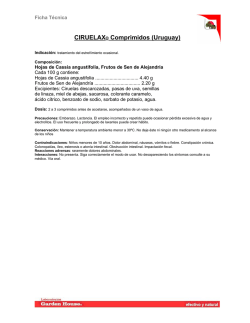 CIRUELAX® Comprimidos (Uruguay)