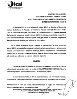 recurrente: samuel cepeda tovar - RESI