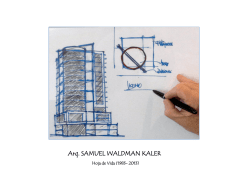 Arq. SAMUEL WALDMAN KALER