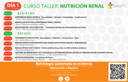 nutrición renal - Asociación Mexicana de Nutriología