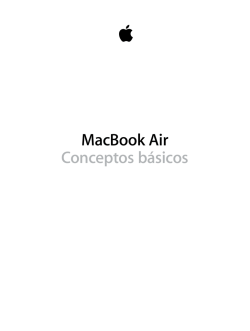 MacBook Air Conceptos básicos