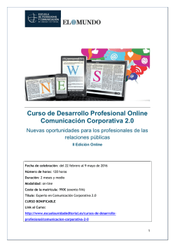 Comunicación Corporativa 2.0