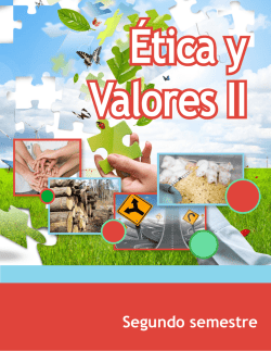 Ética Y Valores II - DGB - Secretaría de Educación Pública