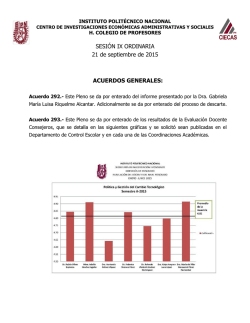 IX - Ciecas - Instituto Politécnico Nacional