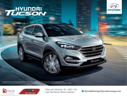 ficha tecnica tucson 2016 - Hyundai Nicaragua