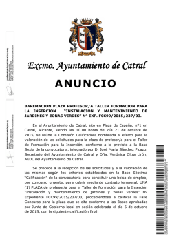 anuncio-baremacion-p.. - Ayuntamiento de Catral