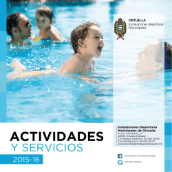 Actividades y servicios 2015