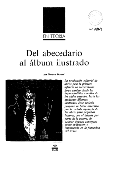 Del abecedario al álbum ilustrado