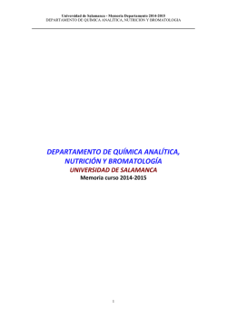 2014-2015 - Diarium - Universidad de Salamanca