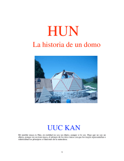 "HUN - La Historia de un domo" CREST13 Yepomera