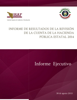 Informe Informe Ejecutivo nforme Ejecutivo