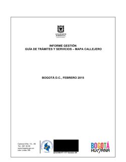 informe gestión guía de trámites y servicios