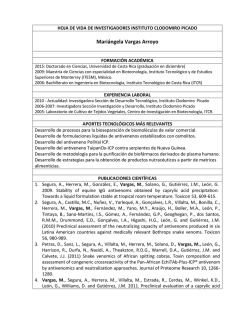 Biografía de Mariángela Vargas Arrayo