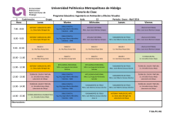 Grupo 2º A - Universidad Politécnica Metropolitana de Hidalgo