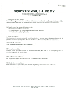 grupo tegmom, sa de cv - Padrón Nacional de Medios Impresos