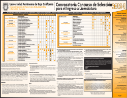 Convocatoria - Vicerrectoría Ensenada