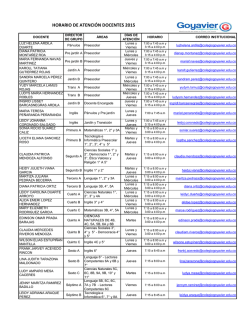 Correos Docentes - Colegio Goyavier