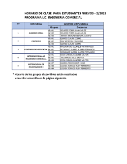 ING. COMERCIAL - Facultad de Ciencias Económicas