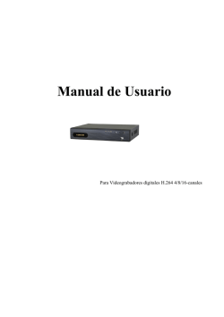 Manual de Usuario DVR
