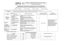 EPO 11 ESCUELA PREPARATORIA OFICIAL NÚM. 11