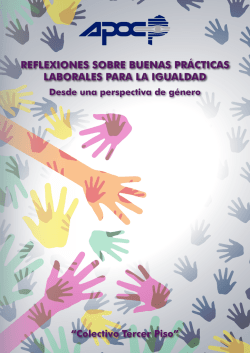 reflexiones sobre buenas prácticas laborales para la igualdad