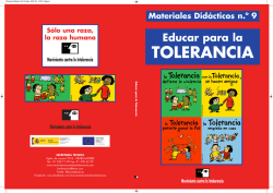 Educar para la tolerancia