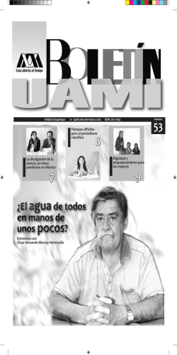 Boletín 53 - UAM Iztapalapa - Universidad Autónoma Metropolitana