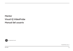 Mentor Visual iQ VideoProbe Manual del usuario