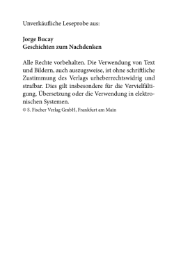 Unverk&auml;ufliche Leseprobe aus: Jorge Bucay Geschichten zum