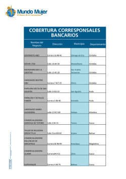 cobertura corresponsales 1 de febrero
