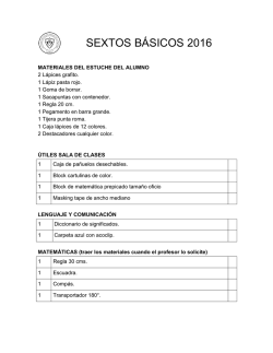 6º básico 2016 - Instituto Inglés