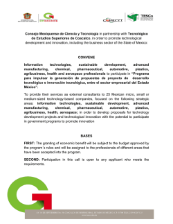 Consejo Mexiquense de Ciencia y Tecnología in partnership with
