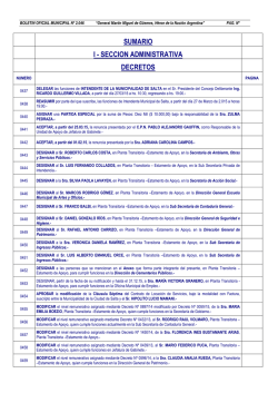 Descargar &Iacute;ndice - Gobierno de la Ciudad de Salta