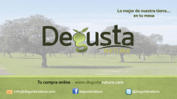 Tu compra online www.degustanatura.com Lo mejor de nuestra