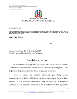 SUPREMA CORTE DE JUSTICIA