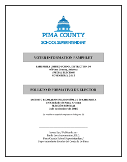 voter information pamphlet folleto informativo de elector