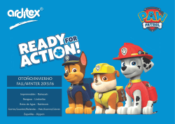 ARDITEX PAW PATROL AUT-INV 2015-2016