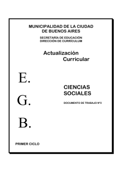 Actualización Curricular CIENCIAS SOCIALES