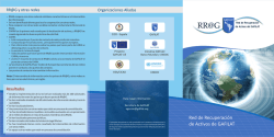 Folleto de la Red de Recuperación de Activos de GAFILAT