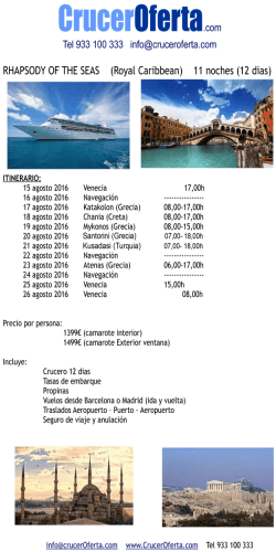 Tel 933 100 333 info©cruceroferta.com