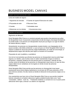 BUSINESS MODEL CANVAS - Smart Navigation Blind Cane