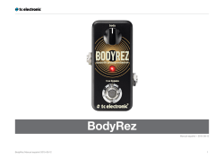 BodyRez - TC Electronic