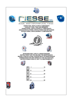 aspiratori, ventilatori e componenti exhaust fans, fans and