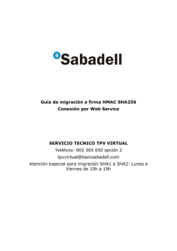 Guia migracion a HMAC SHA256 - conexion por